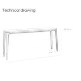 MIRAGE CONSOLE TABLE